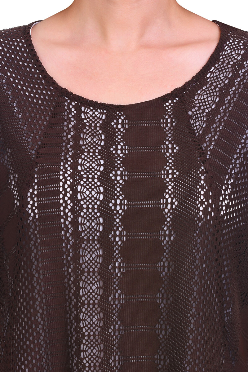Блузка Olsi, размер 48, цвет коричневый 01099851 - фото 3