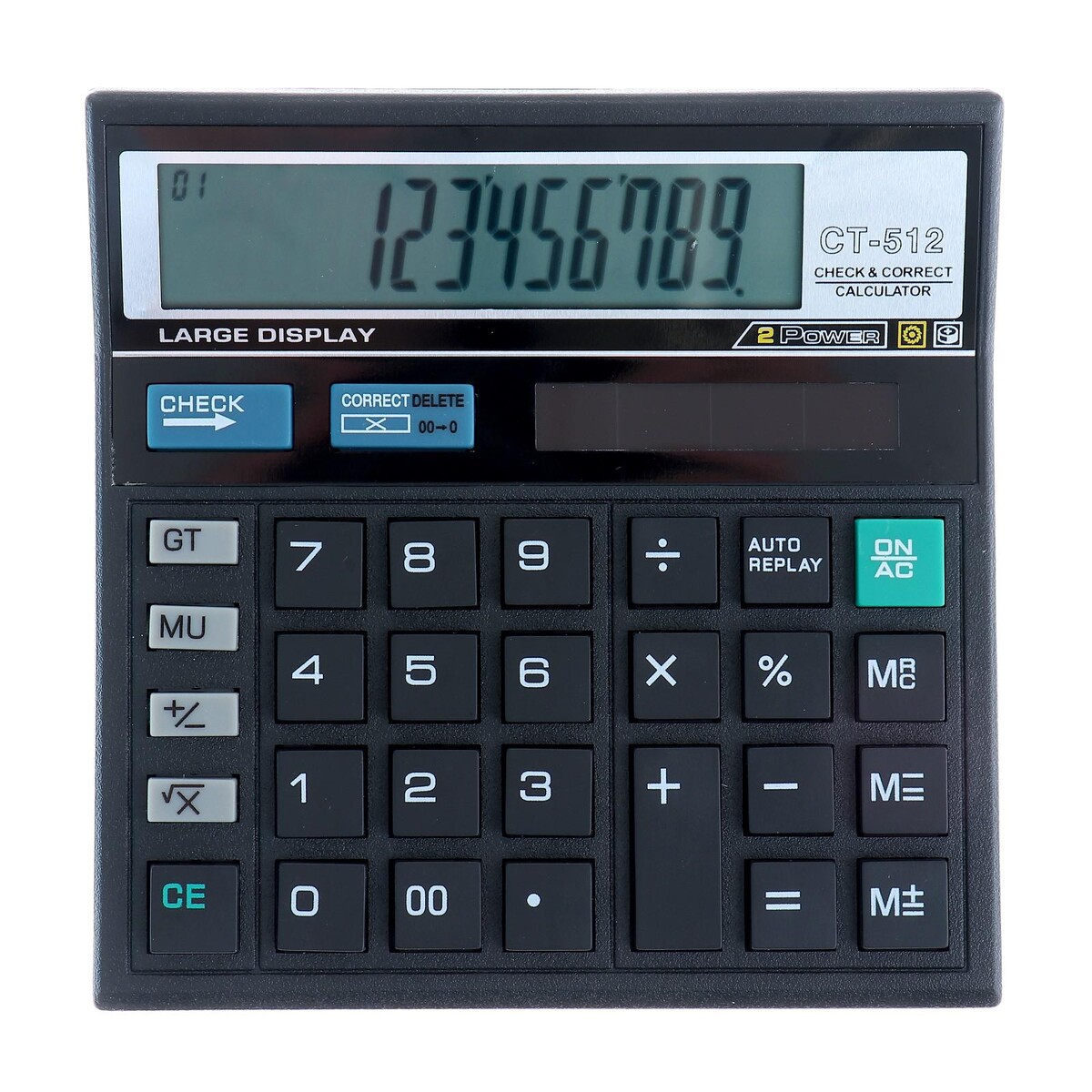 Калькулятор настольный, 12-разрядный, ct-512 калькулятор настольный 12 разрядный cl 888t