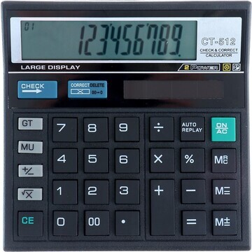 Калькулятор настольный, 12-разрядный, ct