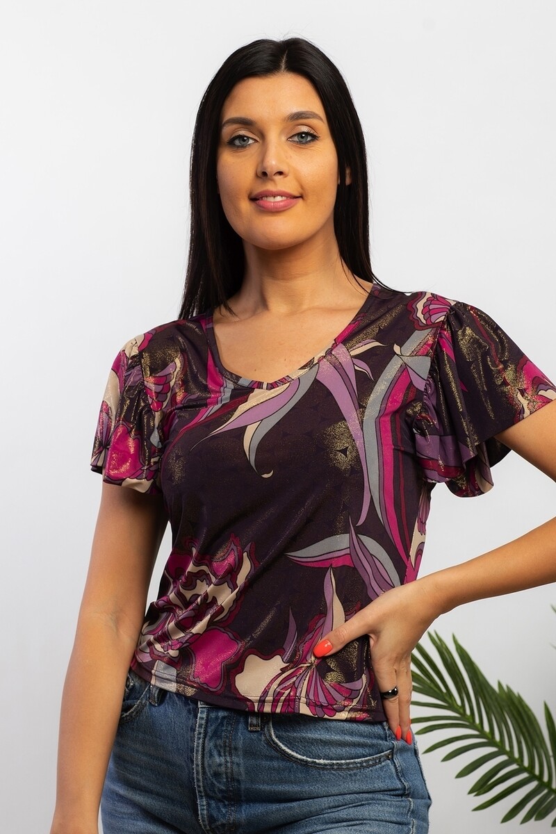 Блуза AhaLodensa, размер 44, цвет разноцветный 01102036 - фото 4