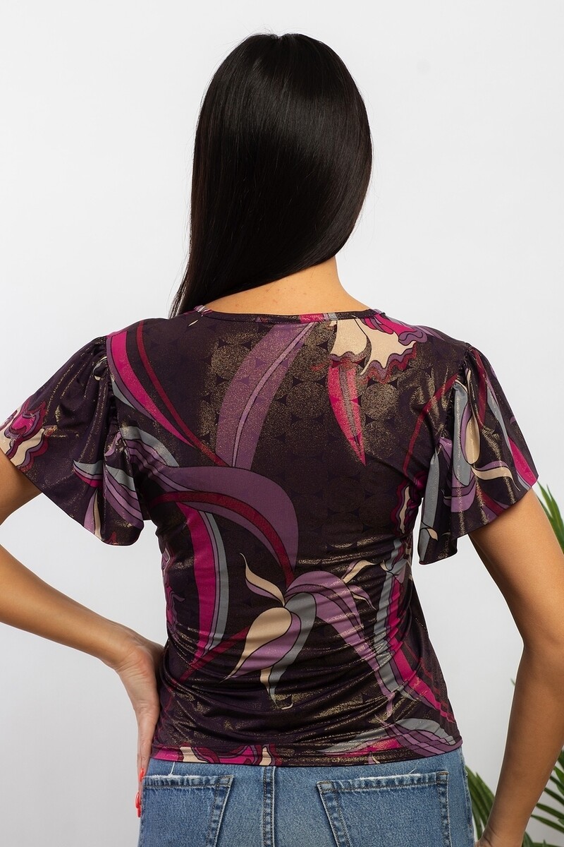 Блуза AhaLodensa, размер 44, цвет разноцветный 01102036 - фото 3