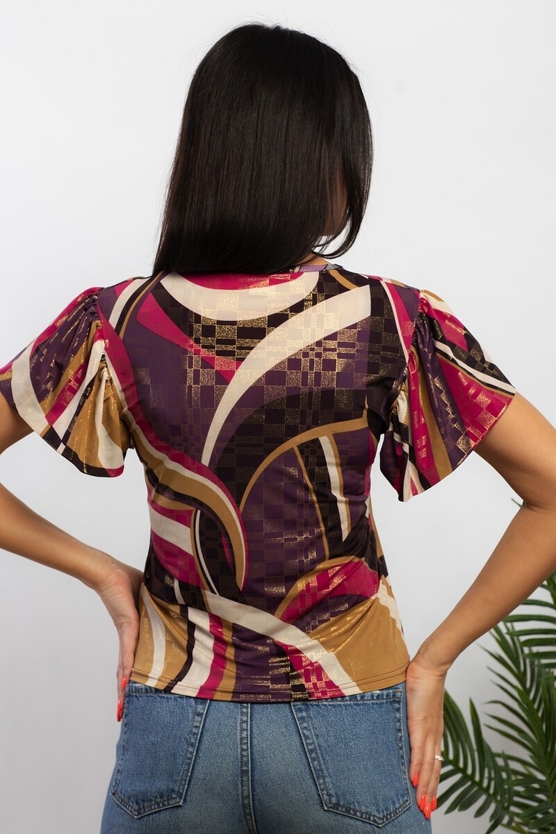 Блуза AhaLodensa, размер 44, цвет разноцветный 01102037 - фото 3