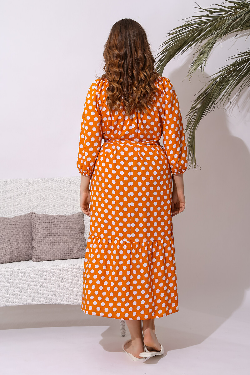 Платье Виотекс, размер 46, цвет оранжевый 01104983 - фото 3