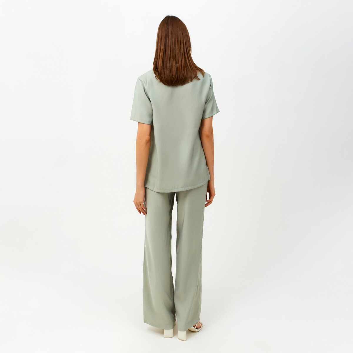 Комплект футболка брюки MINAKU, размер 42, цвет зеленый 01105032 - фото 3