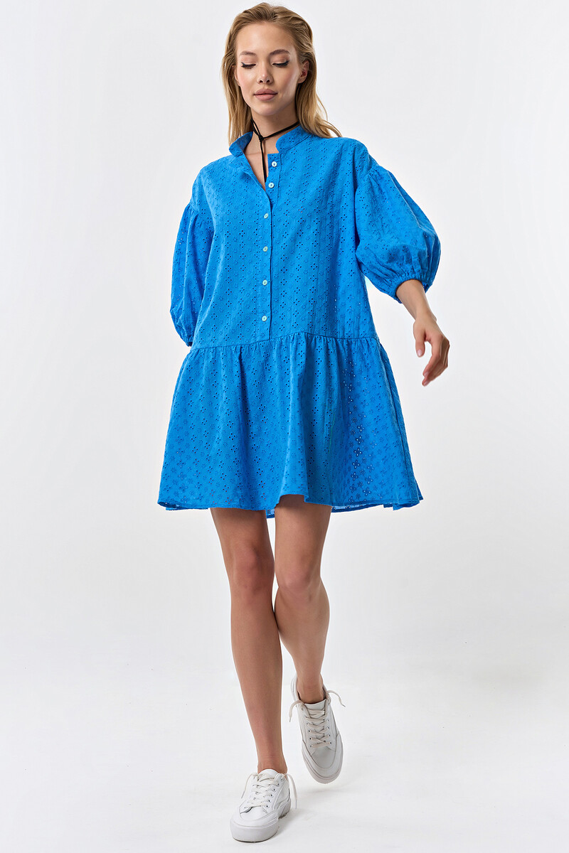Платье FLY, размер 40, цвет синий 01105655 - фото 1
