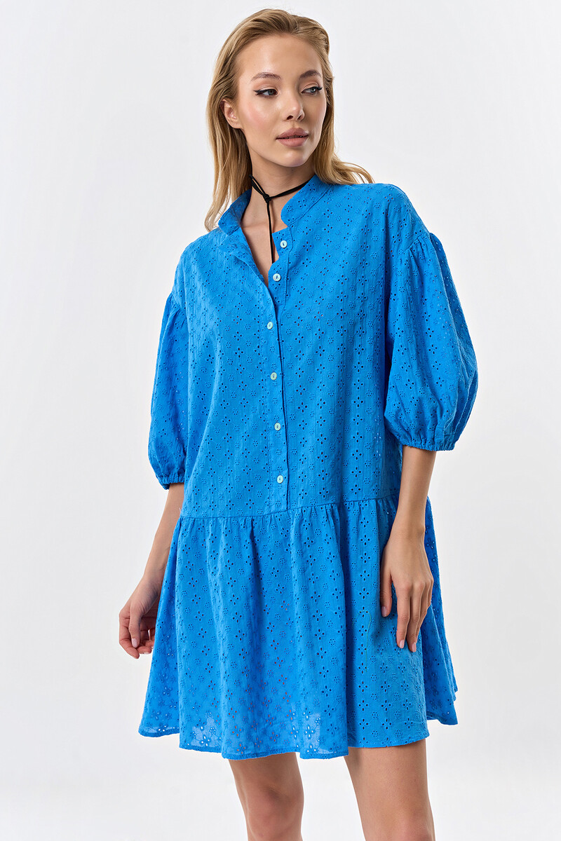 Платье FLY, размер 40, цвет синий 01105655 - фото 5