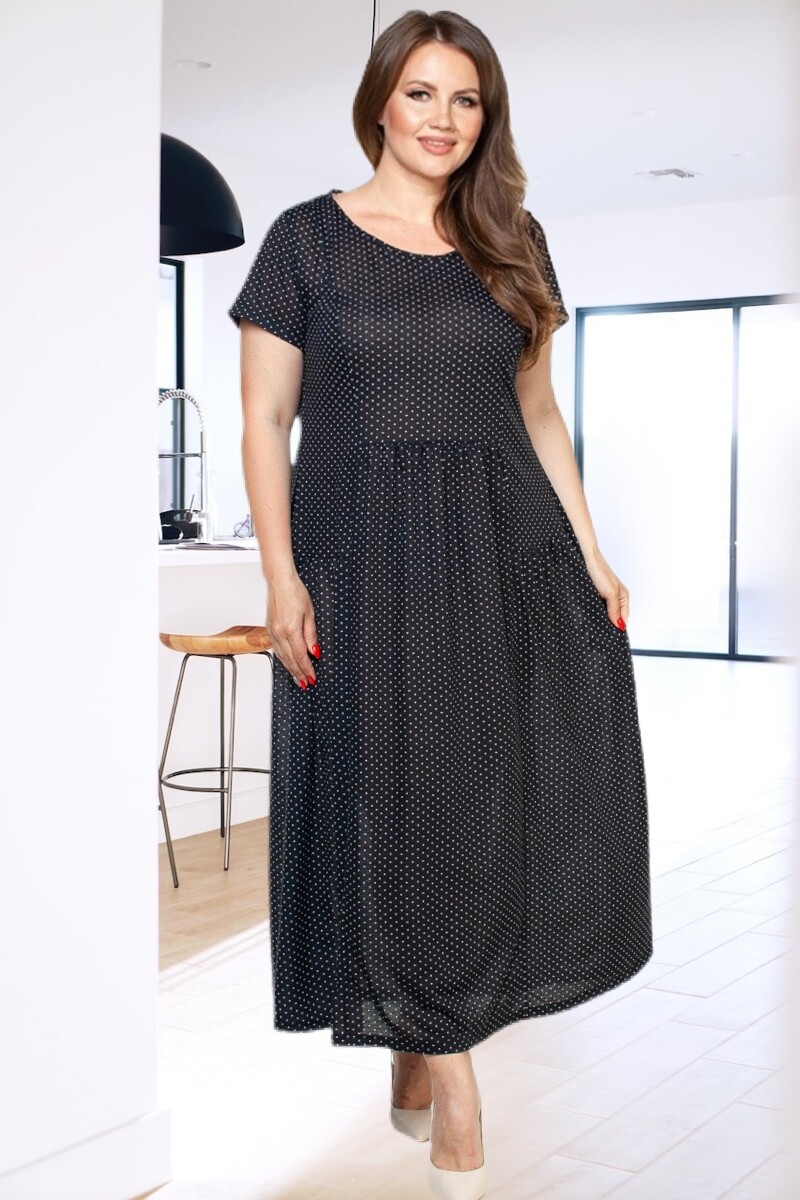Платье RISE, размер 52, цвет черный 01106286 - фото 1