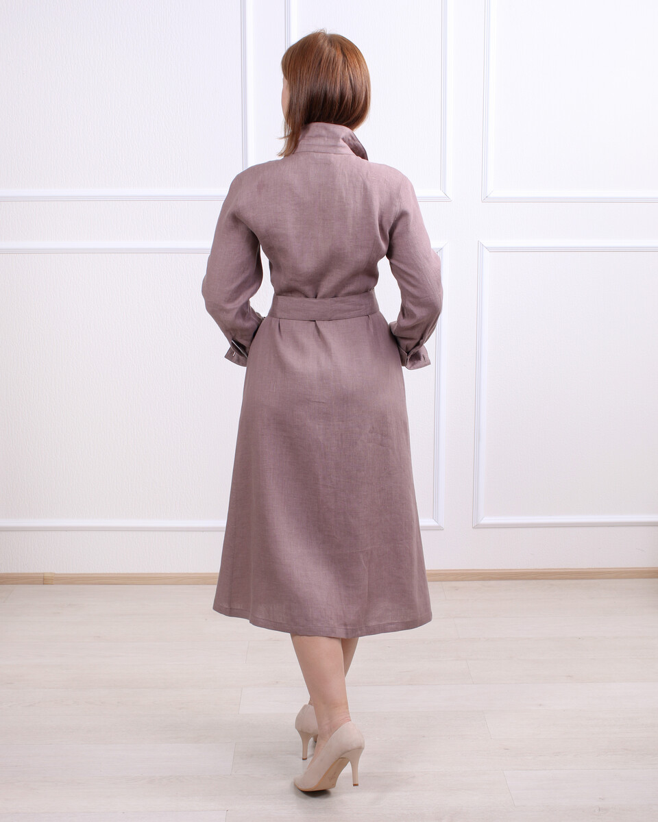 Платье Jane Sarta, размер 42, цвет коричневый 01106793 - фото 3