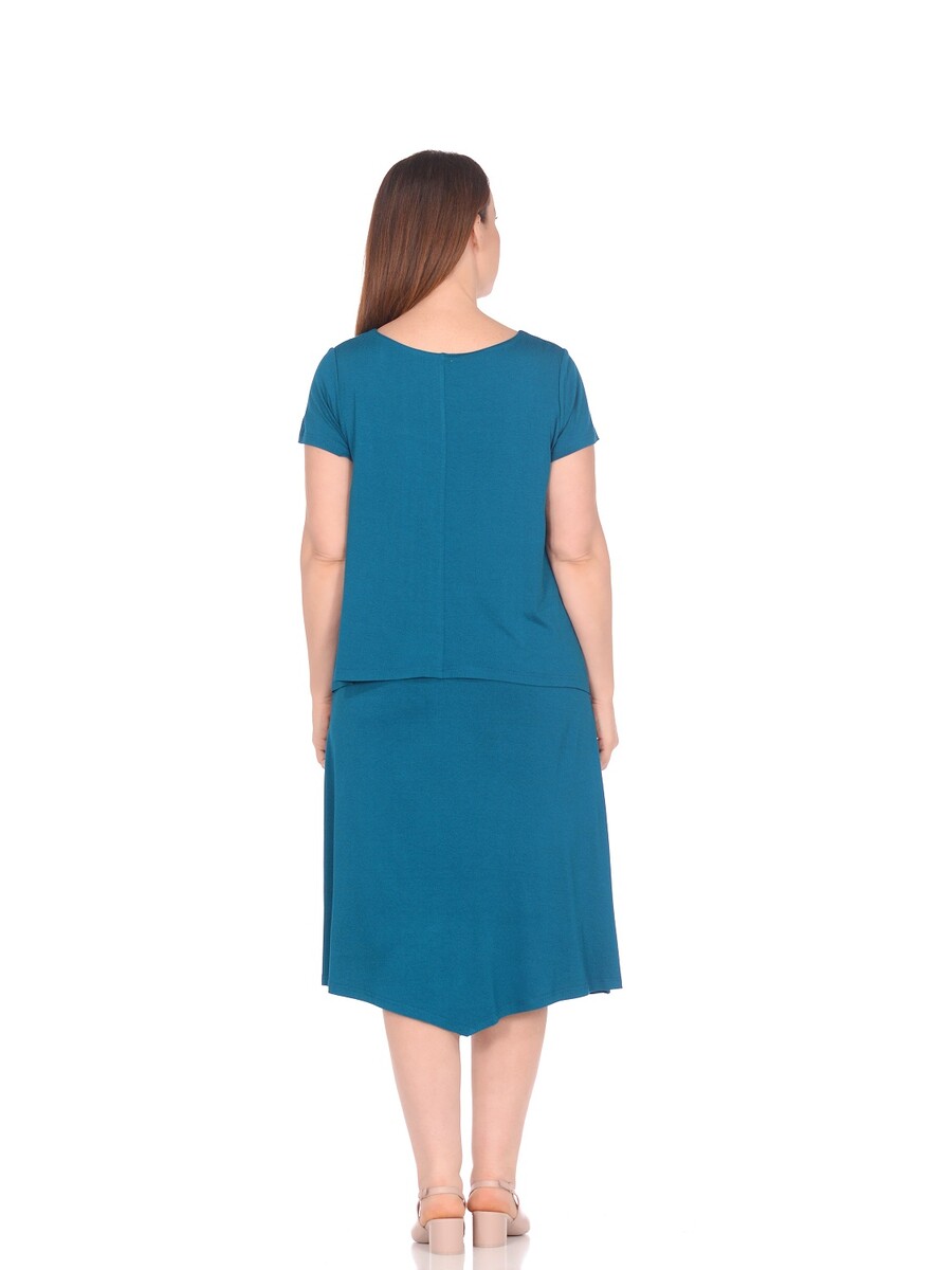 Платье LA Via Estelar, размер 52, цвет бирюзовый 01109846 - фото 3