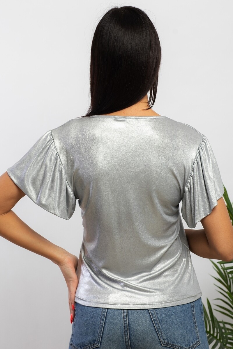 Блуза AhaLodensa, размер 44, цвет серый 01110967 - фото 3