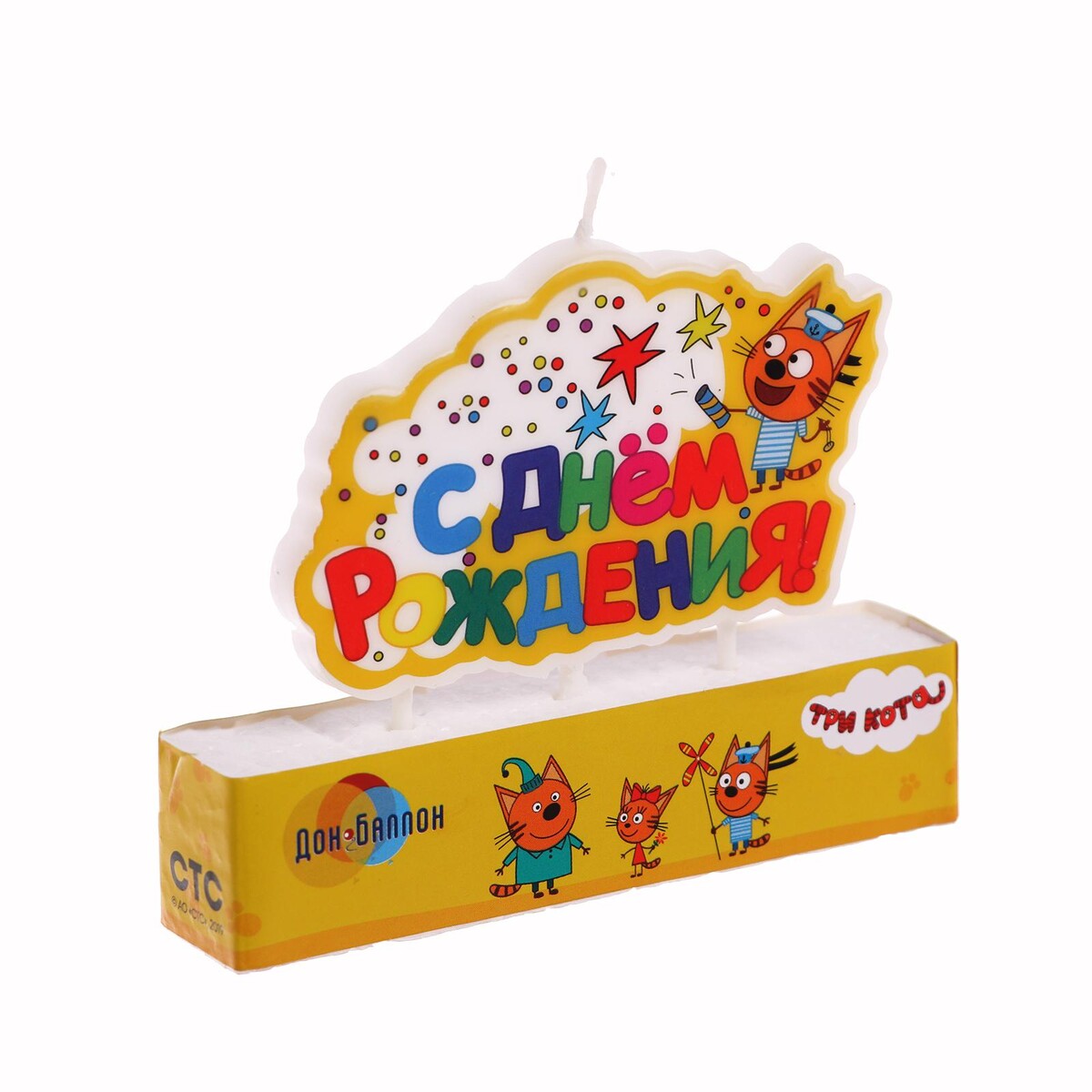 

Свеча фигурная, Разноцветный