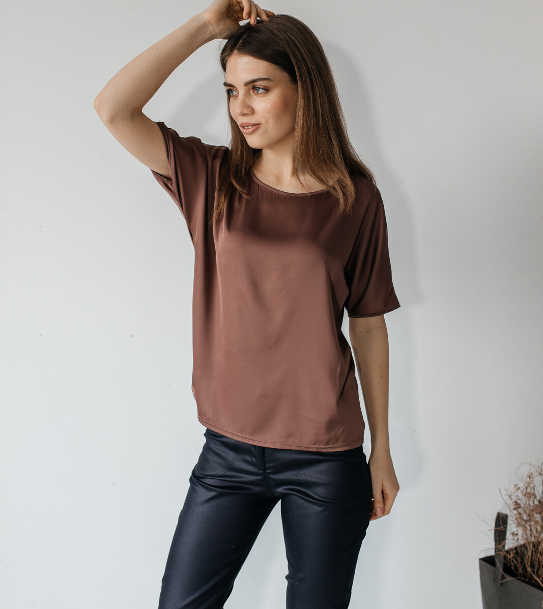 Рубашка Lovitton, размер 44, цвет коричневый 01115645 - фото 1