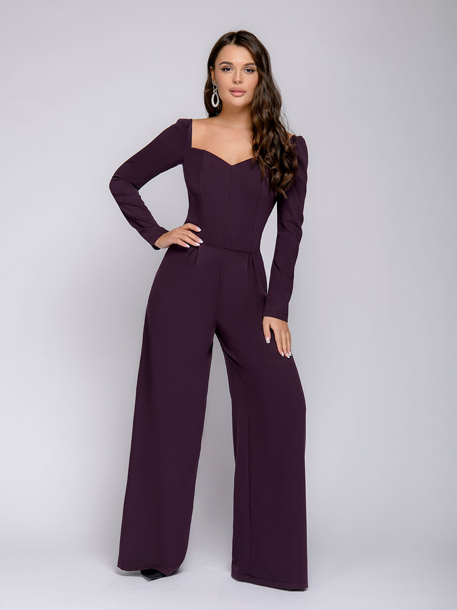 Комбинезон 1001 DRESS, размер 46, цвет фиолетовый 01115682 - фото 2
