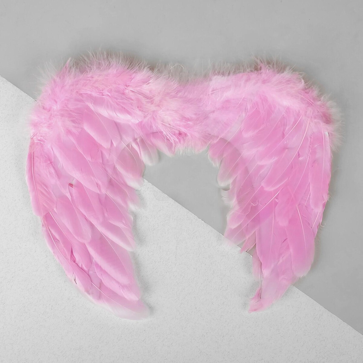 Крылья ангела, на резинке, цвет розовый крылья ангела 55×40 черные