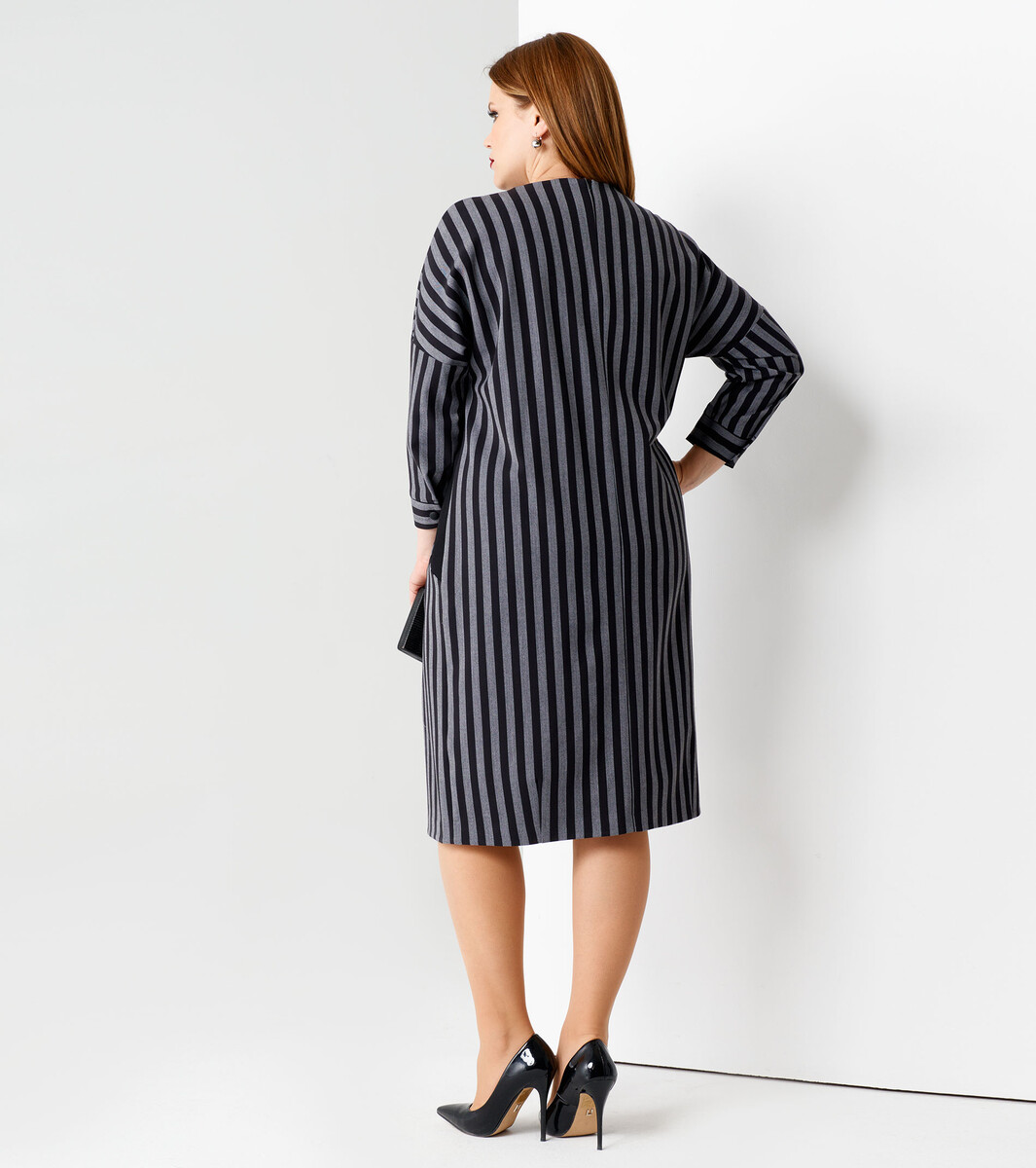 Платье женское PANDA, размер 52, цвет серо-черный 01121975 - фото 2