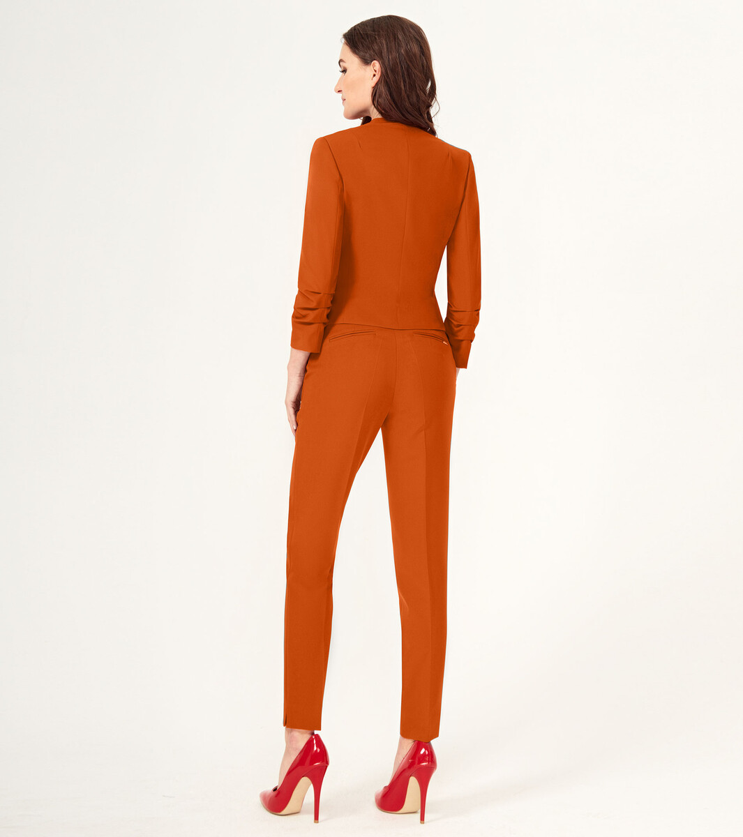Комплект женский (жакет, брюки) PANDA, размер 50, цвет коричневый 01122118 - фото 2