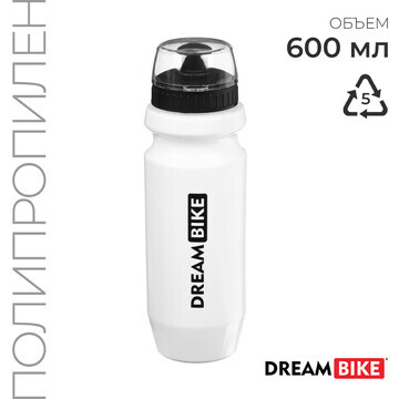 Велофляга dream bike, 600 мл, цвет белый