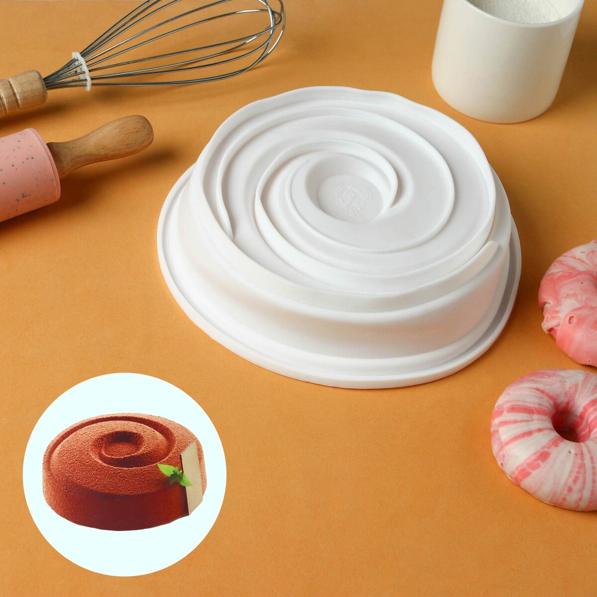 Форма для выпечки и муссовых десертов konfinetta подставка для мороженого и десертов konfinetta 28×21×10 см хромированный