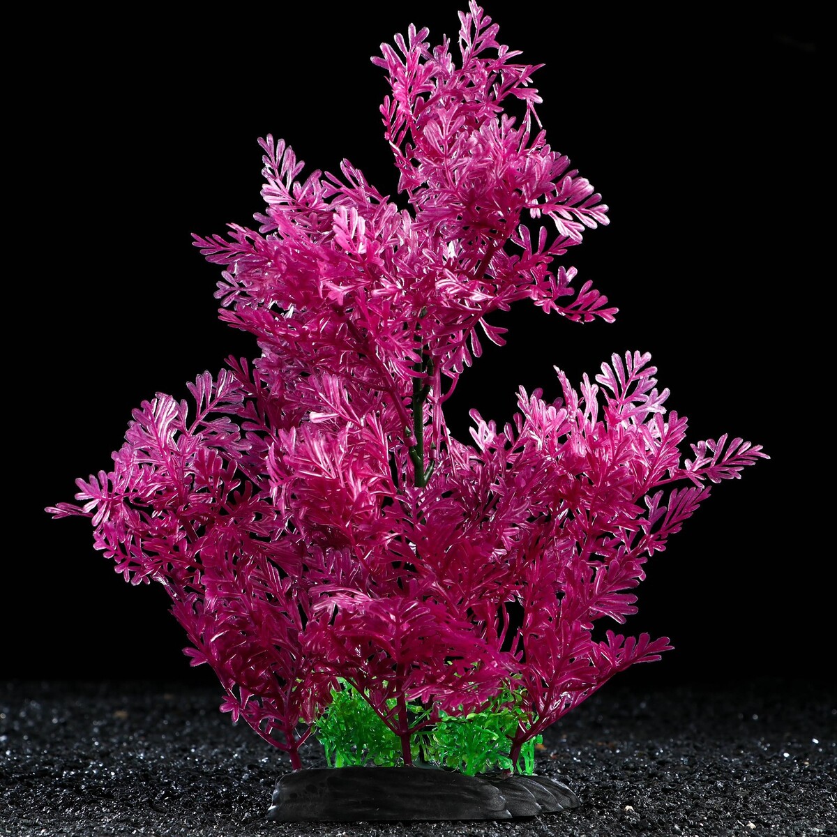 Растение искусственное аквариумное, 28 см, фиолетовое Пижон Аква, цвет фиолетовый