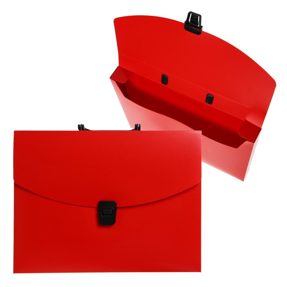 Папка-портфель а4 calligrata, 1 отделение, 700 мкм, до 300 листов, красная бита для аэрохоккея calgary красная d96 mm
