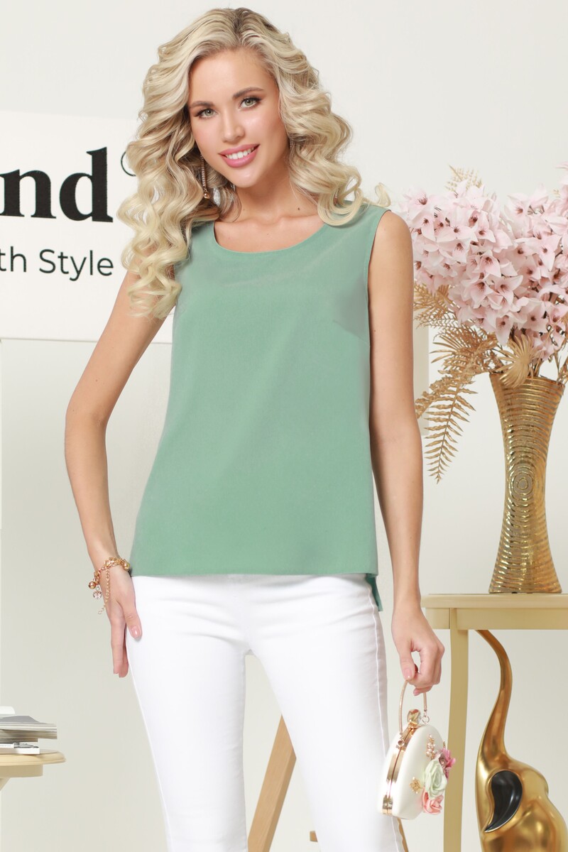 Блузка DSTrend, размер 44, цвет зеленый 01129428 - фото 3