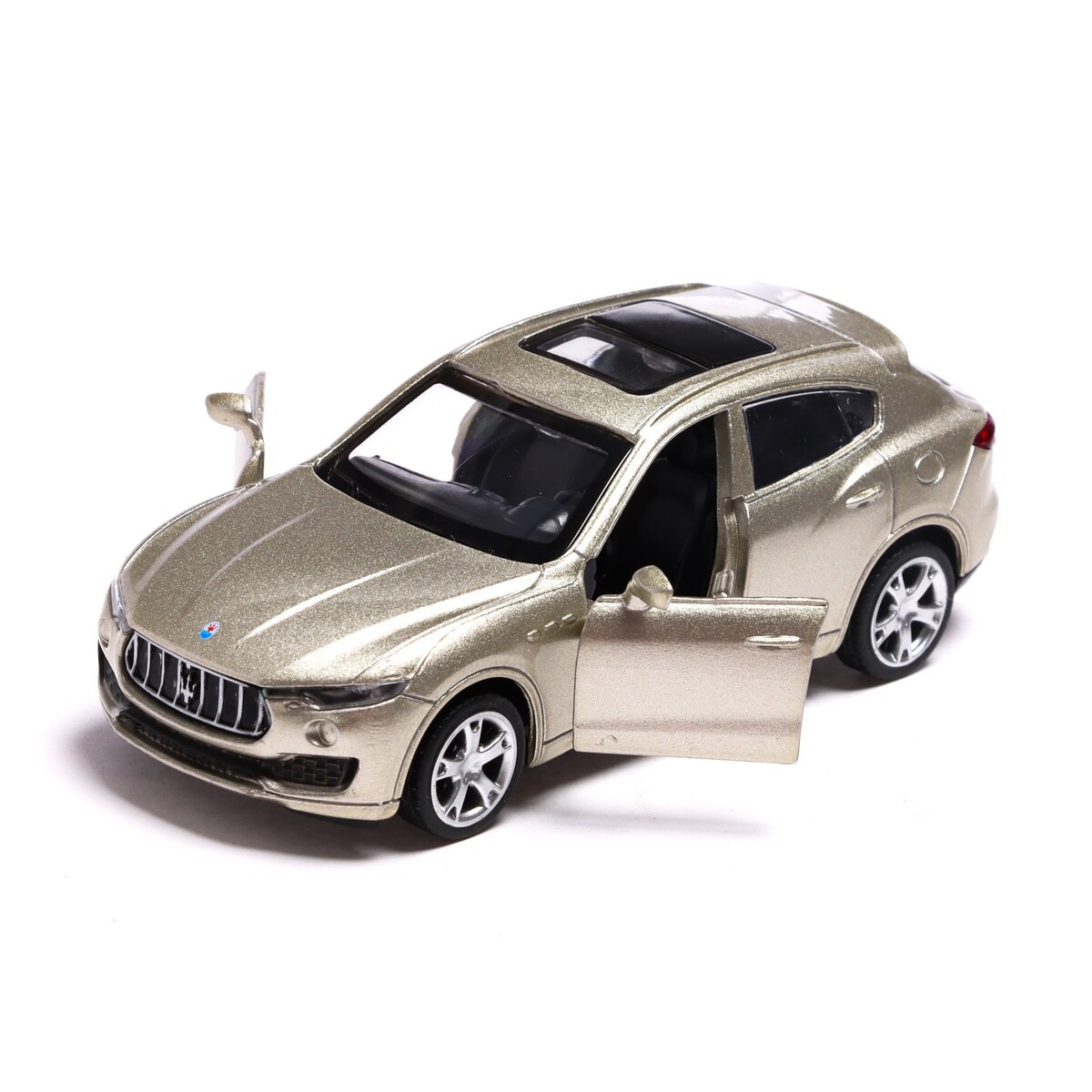 Машина металлическая maserati levante, 1:43, инерция, открываются двери,  цвет бежевый Автоград 01131427: купить за 560 руб в интернет магазине с  бесплатной доставкой