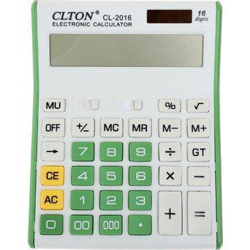 Калькулятор настольный, 16-разрядный, cl