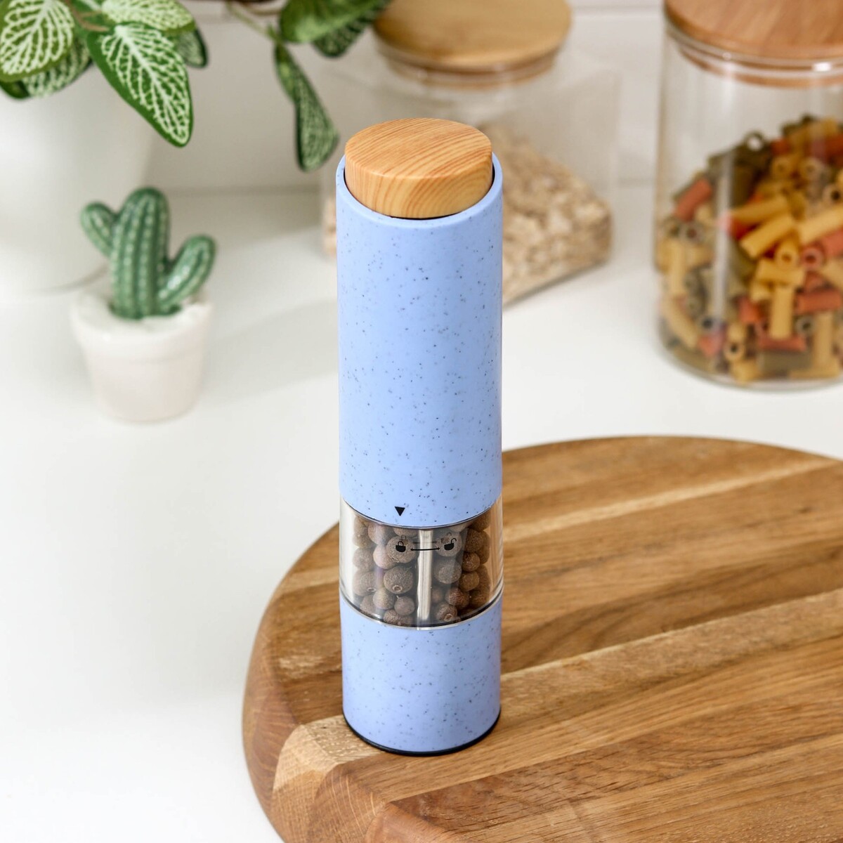 

Мельница для специй soft bamboo, керамический механизм, цвет синий