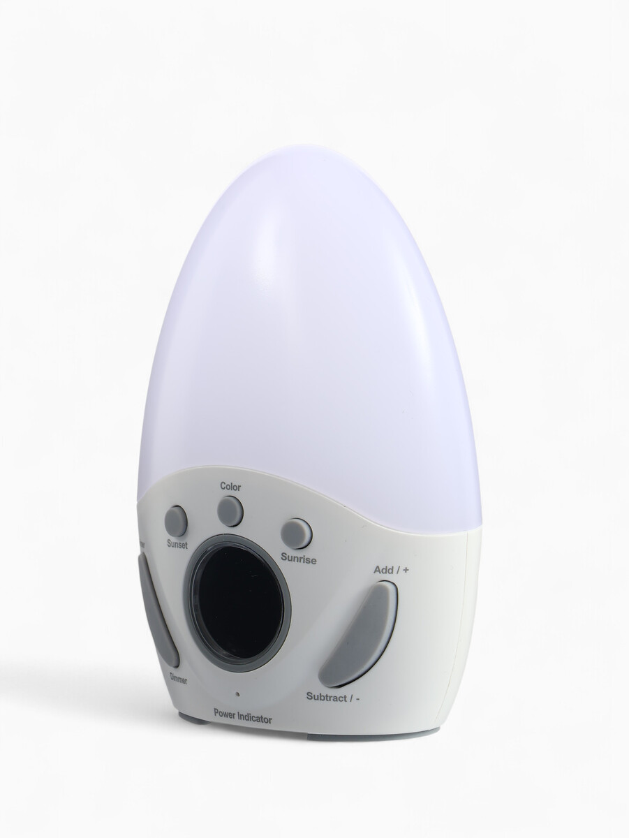 

Часы - лампа настольные с будильником, календарем, таймером сна, 10.5 х 18.3 см, usb