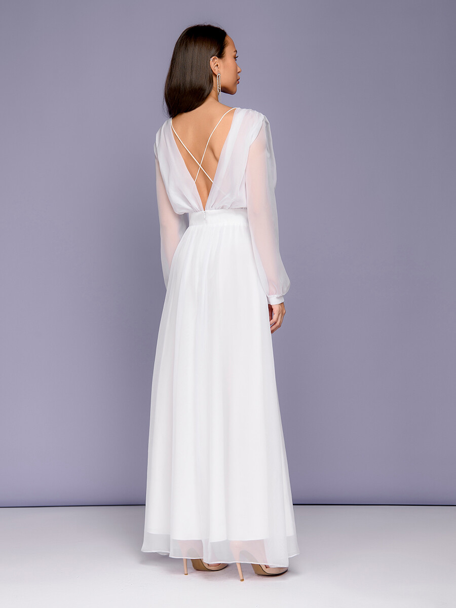 Платье 1001 DRESS, размер 50, цвет белый 01136681 - фото 4