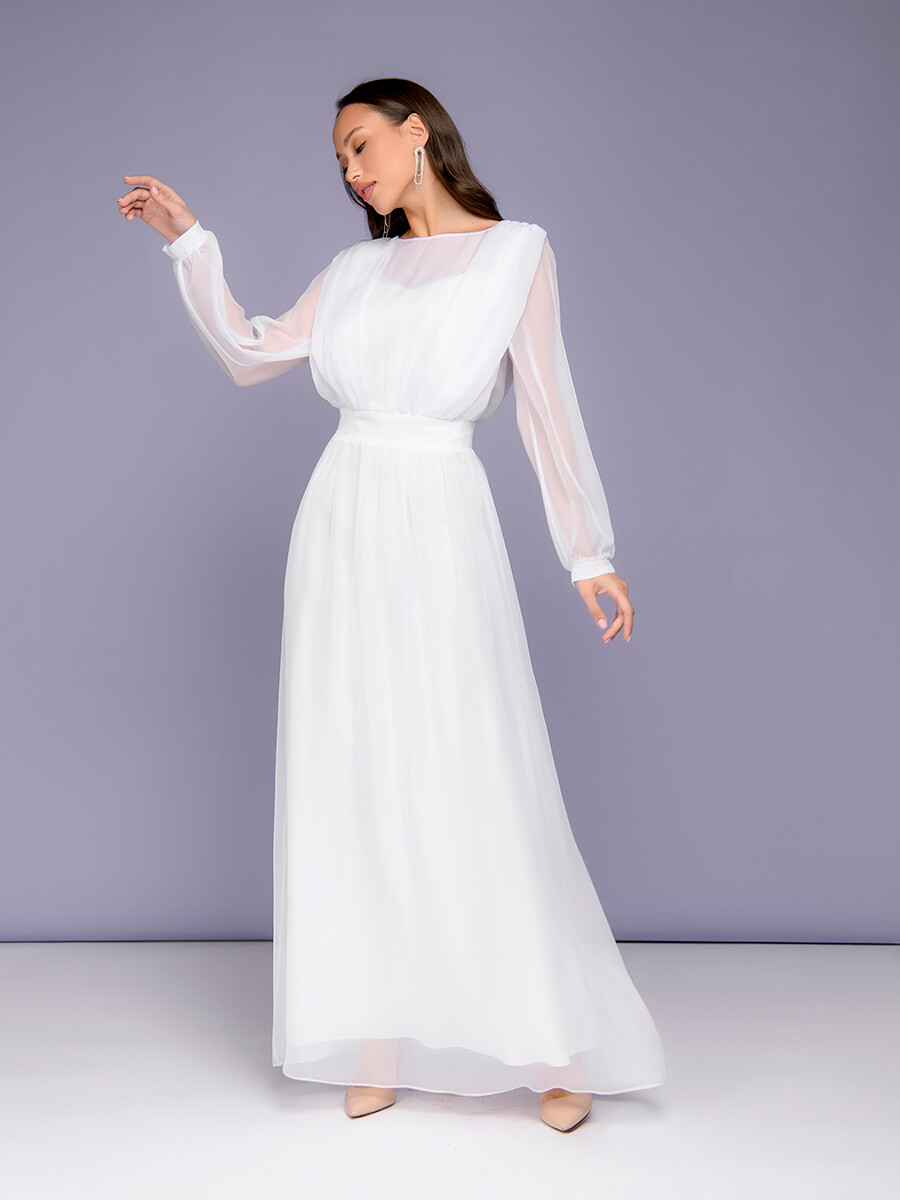 Платье 1001 DRESS, размер 50, цвет белый 01136681 - фото 3