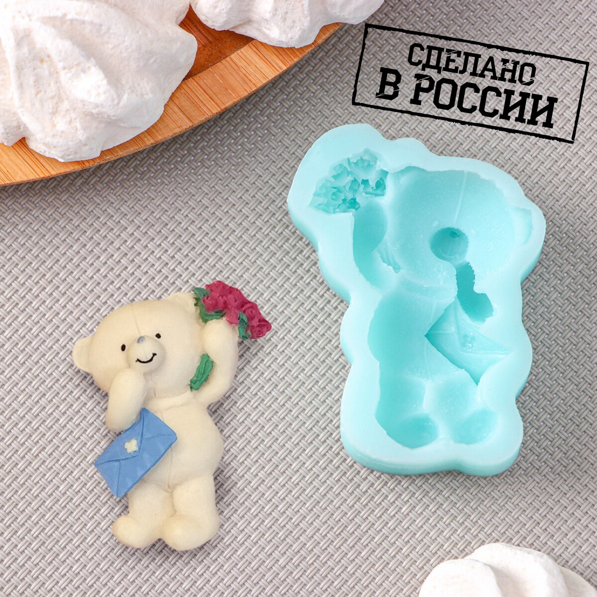 

Силиконовый молд, Бирюзовый
