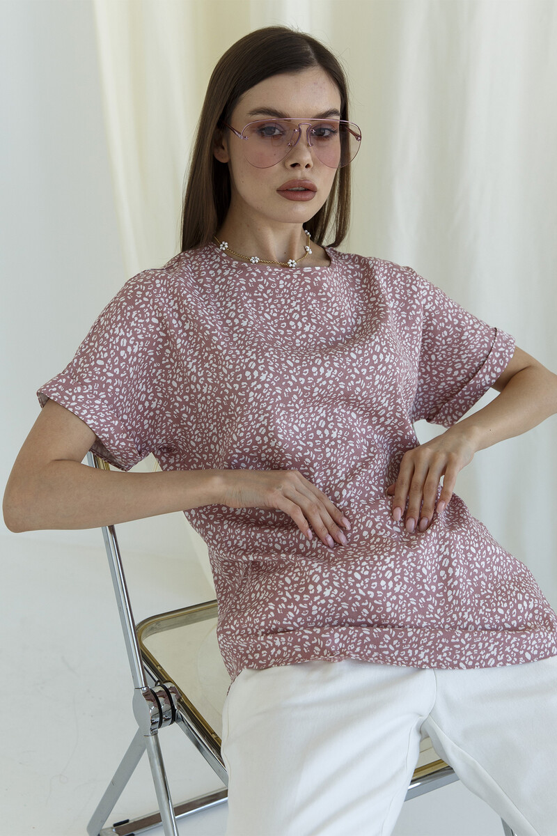 Блуза MARI-LINE, размер 44, цвет розовый 01140706 - фото 4