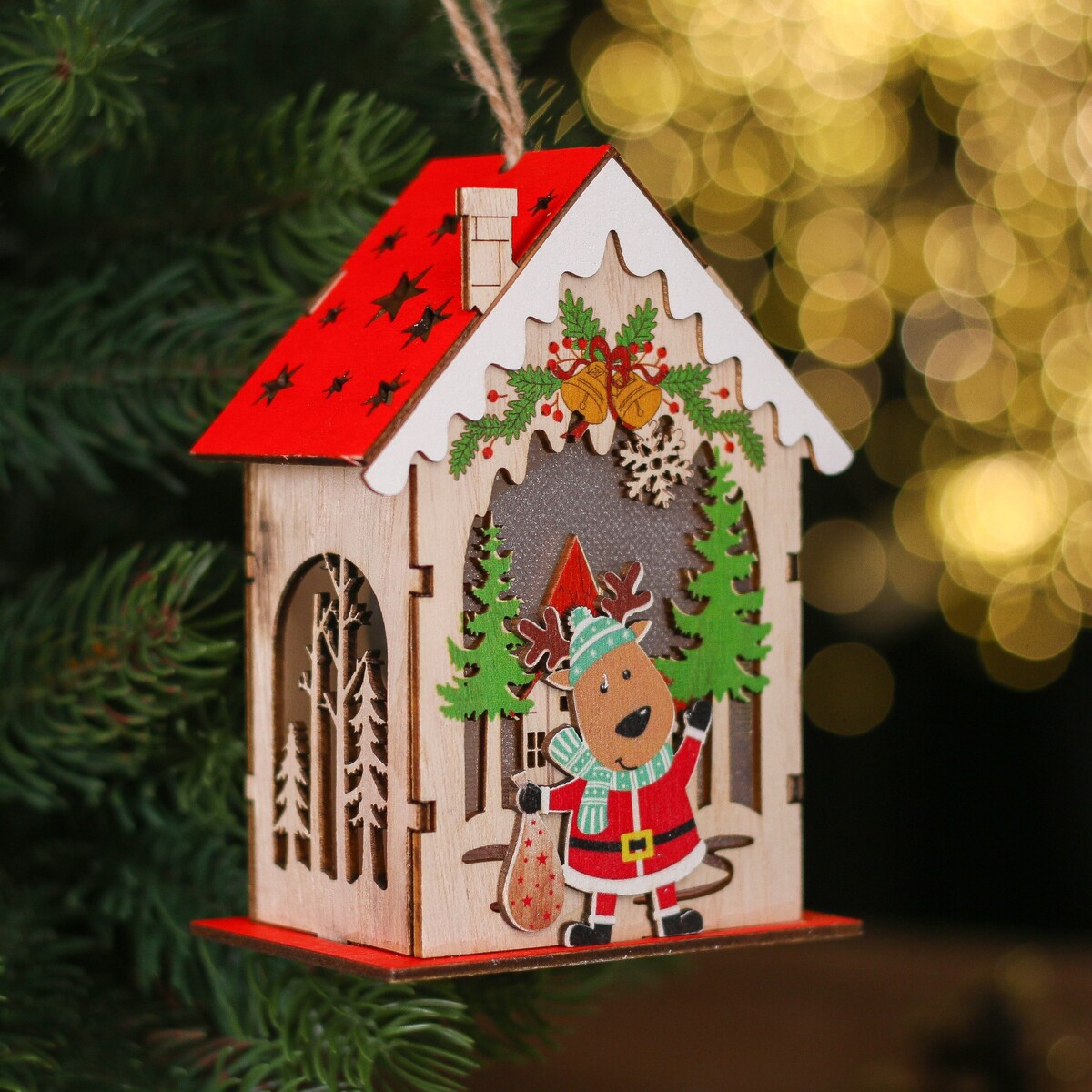 

Новогодний декор с подсветкой