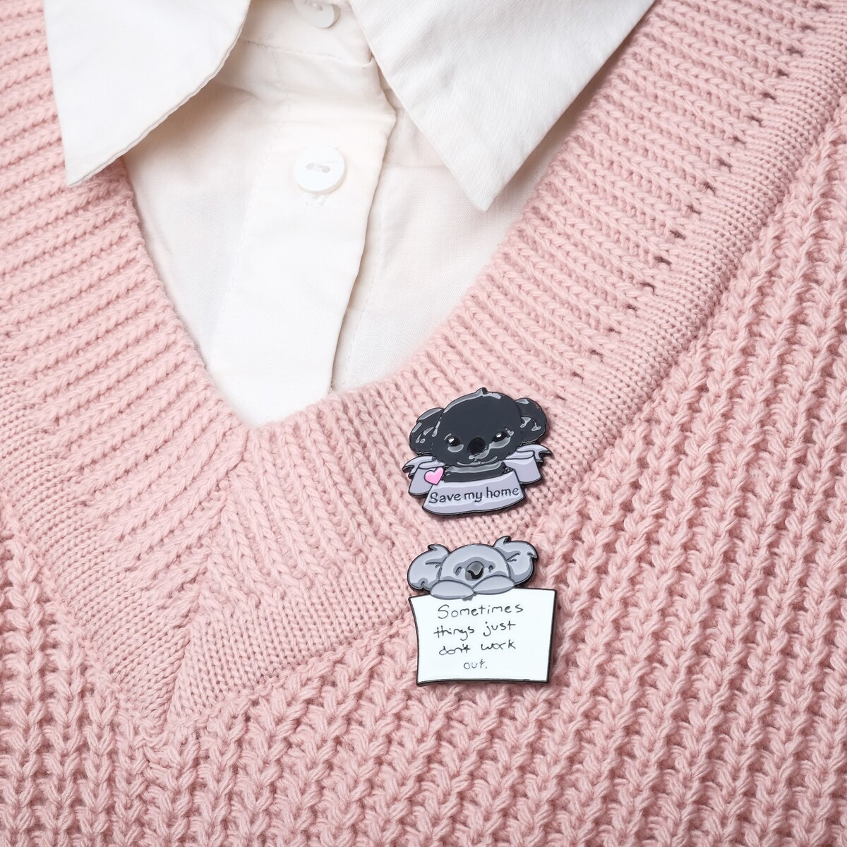 фото Набор значков (2 шт.) queen fair