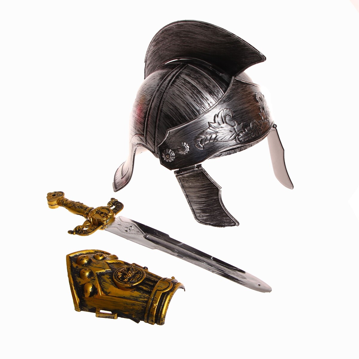 Карнавальный набор карнавальный набор легионер шлем меч нарукавник обхват головы 54 57