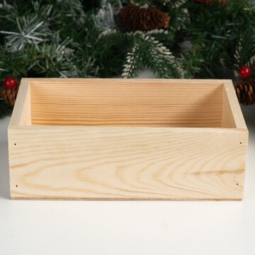 Кашпо деревянное 24.5×14×8 см