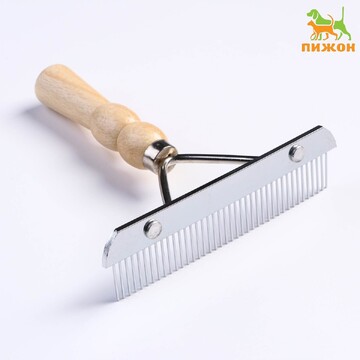 Расчёска перпендикулярная wood, 16 х 19,
