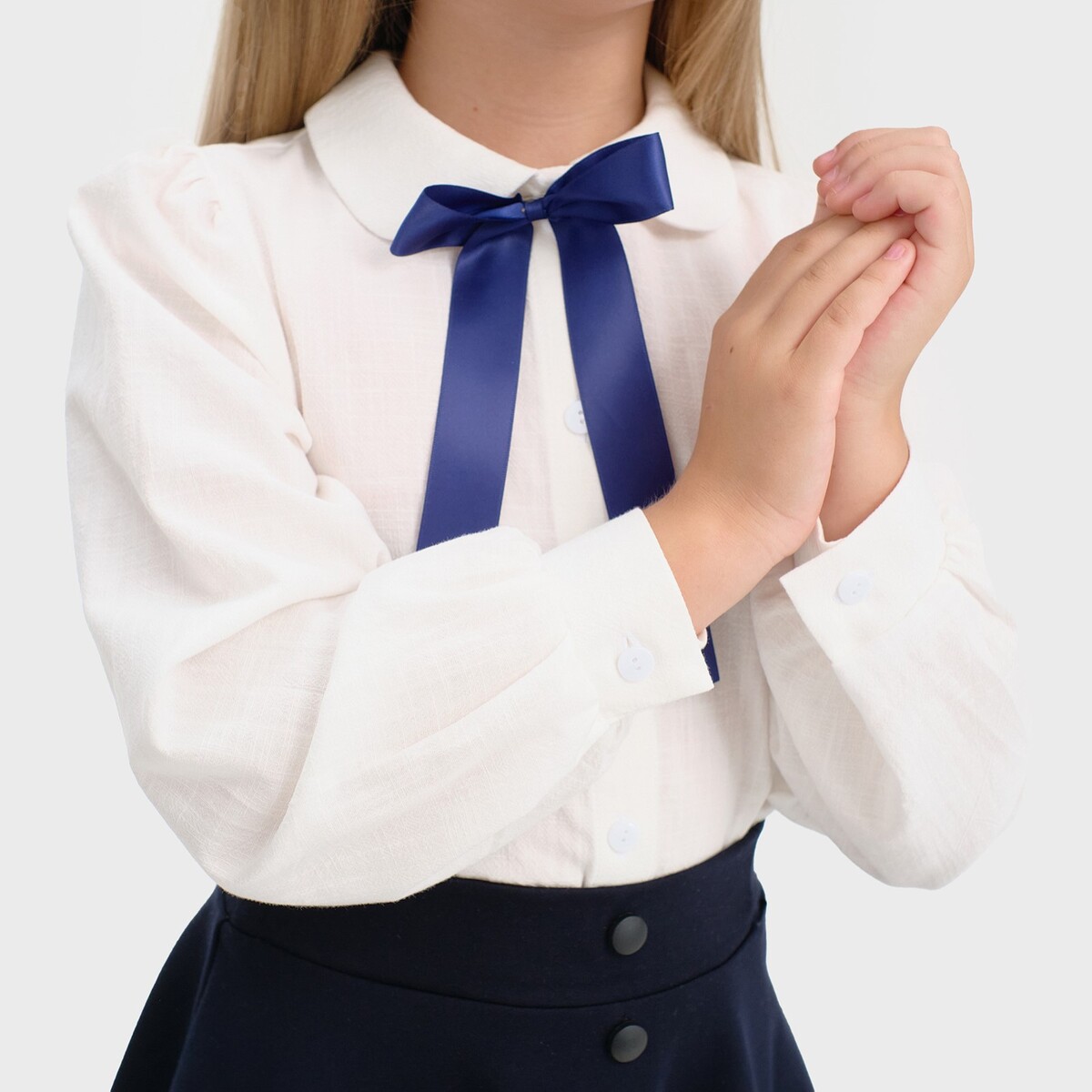 Рубашка KAFTAN, размер рост 110 см, цвет белый 01151151 - фото 5