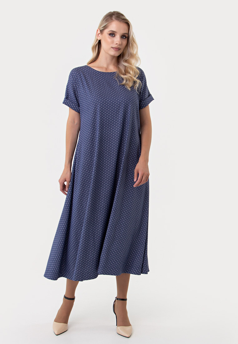 Платье Filigrana, размер 44, цвет синий 01154213 - фото 2