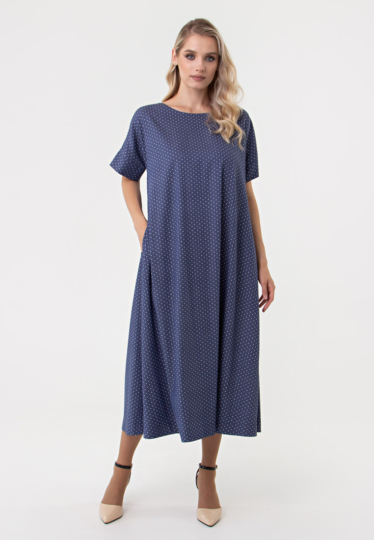 Платье Filigrana, размер 44, цвет синий 01154213 - фото 1