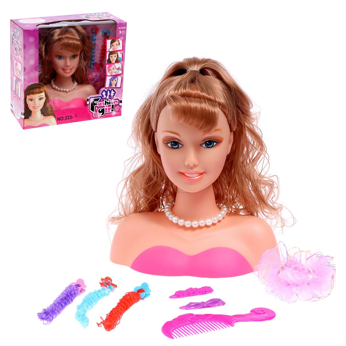 Кукла-манекен для создания причесок sharktoys кукла манекен для создания причёсок с аксессуарами блондинка 18600009
