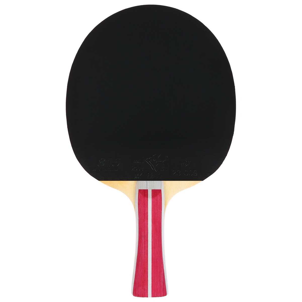 фото Ракетка для настольного тенниса boshika advanced 2*, для любителей, накладка double fish 815 1.5 мм, коническая ручка