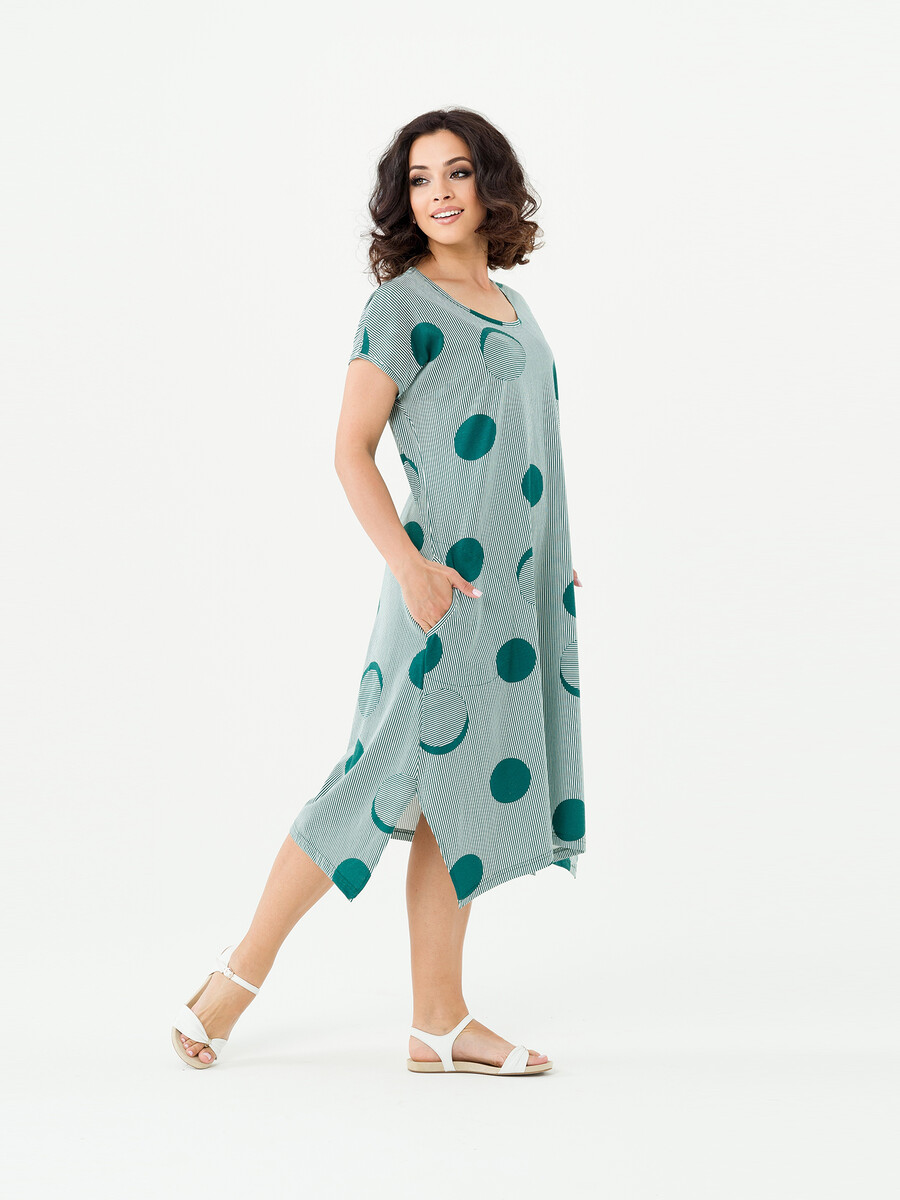 Платье элоди Serenada, размер 46, цвет зеленый 01160115 - фото 3