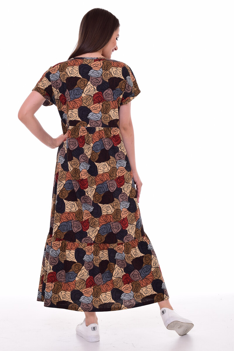 Платье Новое кимоно, размер 50, цвет терракотовый 01160307 - фото 3