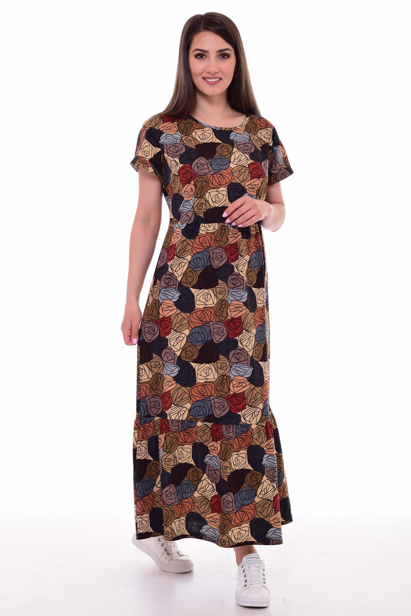 Платье Новое кимоно, размер 50, цвет терракотовый 01160307 - фото 2