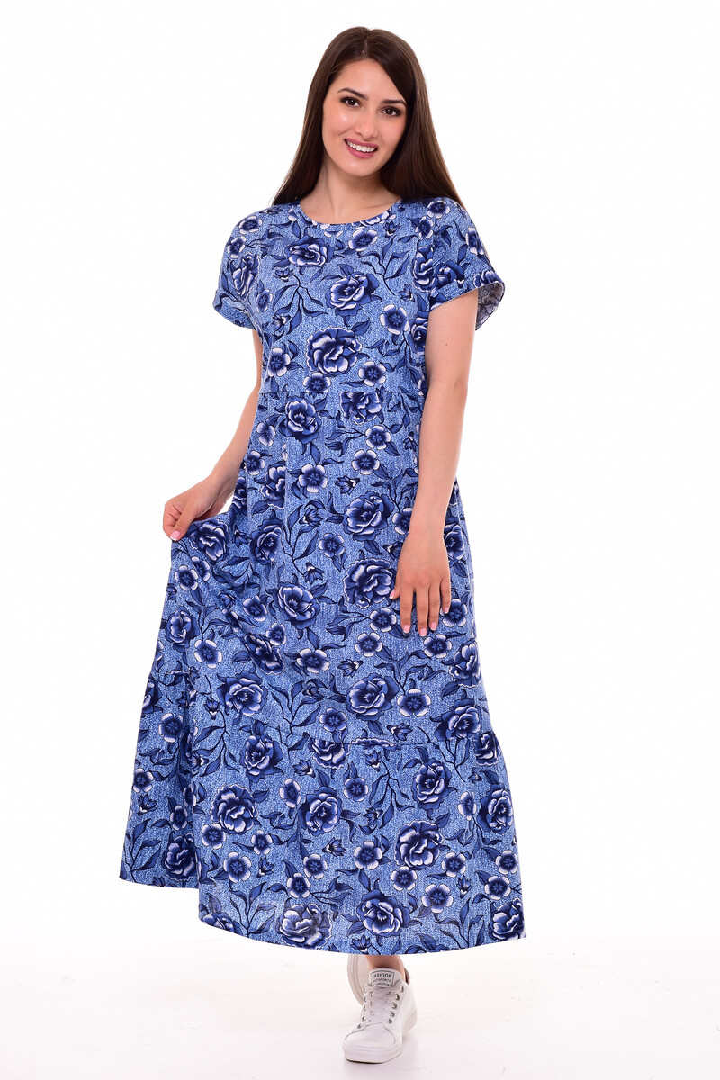 Платье Новое кимоно, размер 48, цвет гжель 01160309 - фото 2