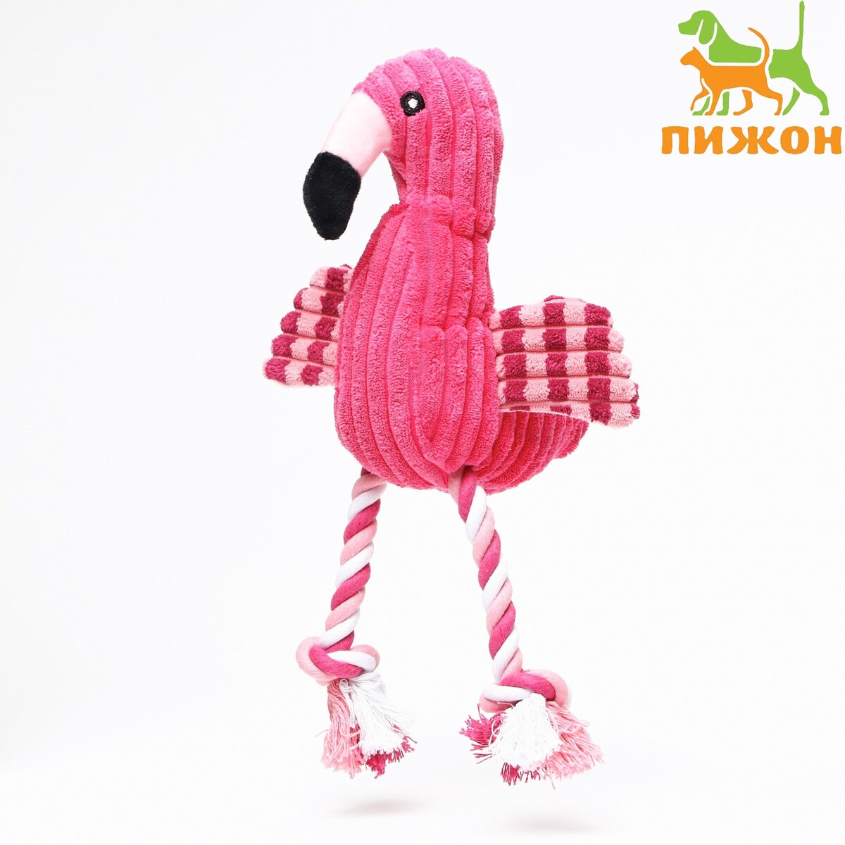 Игрушка мягкая для собак мягкая игрушка orange toys пушистик фламинго 35 см
