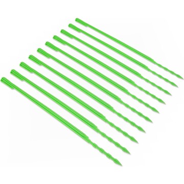 Колышек, h = 40 см, набор 10 шт., зелены