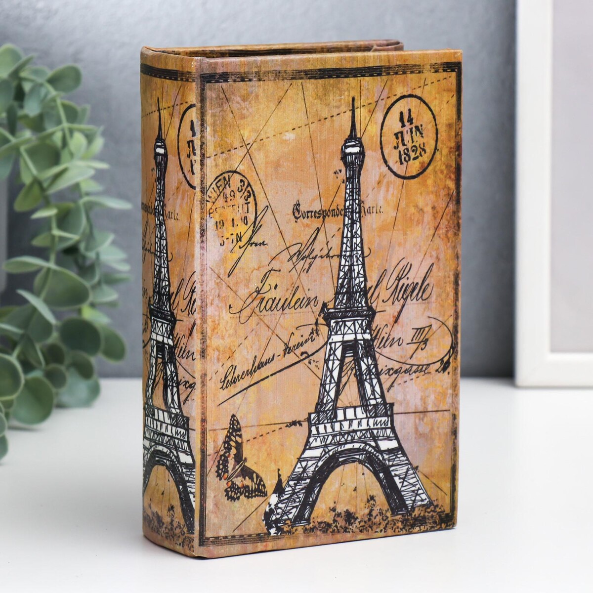 Сейф дерево книга парижские тайны в 2 томах